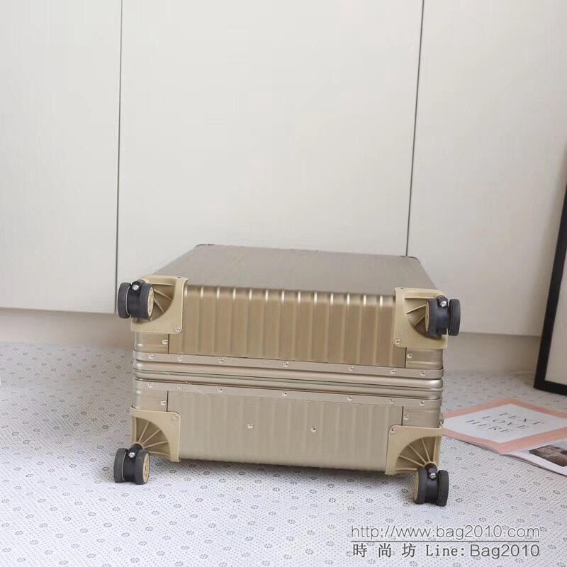 RIMOWA日默瓦 經典款不老款 復古款原單一體LongRimowa日默瓦 拉箱/拉杆箱 20寸登機箱  xbt1150